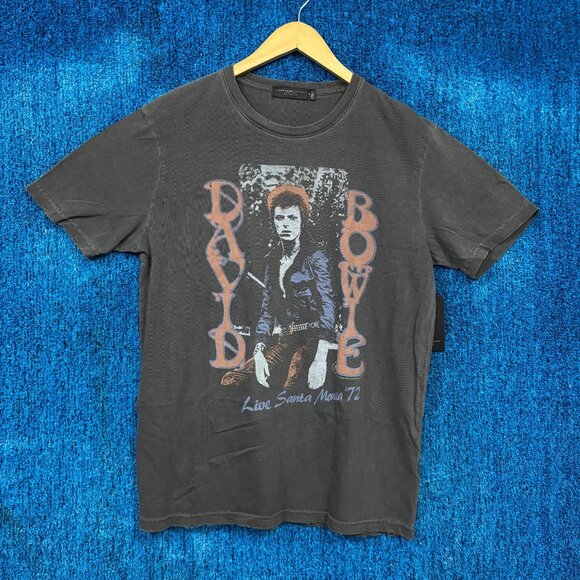 David Bowie Live In Santa Monica 72 Rock T-Shirt Size Medium - Picture 1 of 4